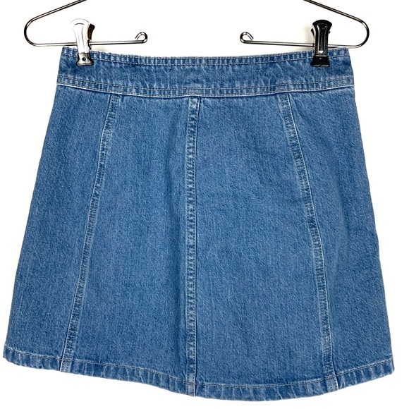 Madewell Stretch Denim A-Line Mini Skirt in Miller Wash - Picture 8 of 10